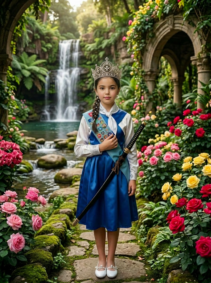 Waterfall Roses