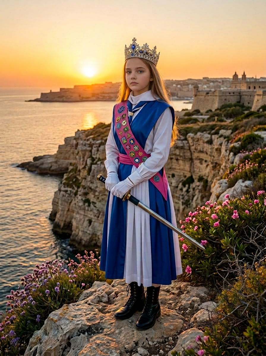 Maltese Sunset Cliff